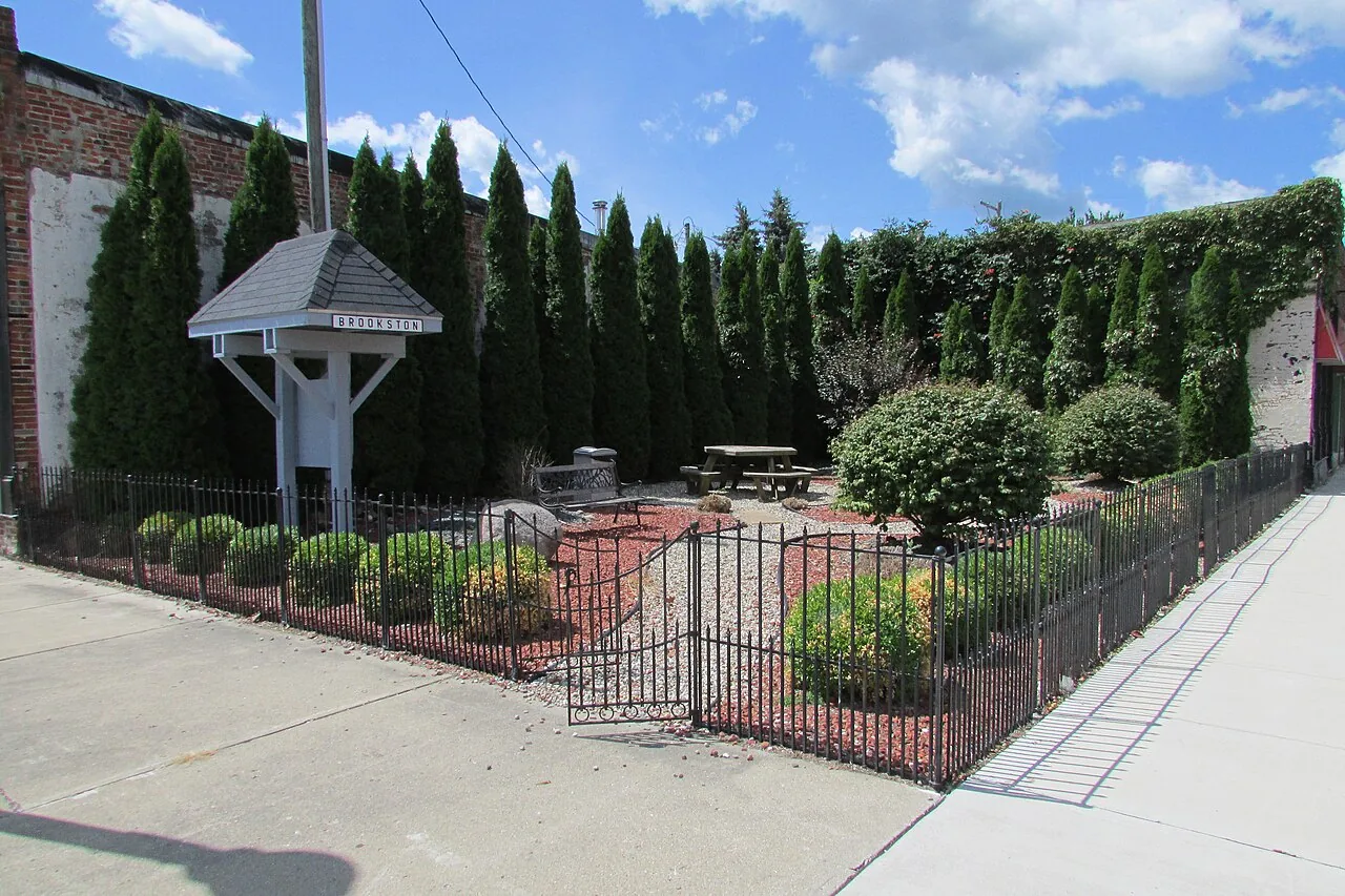 Depot Park in Brookston, Indiana