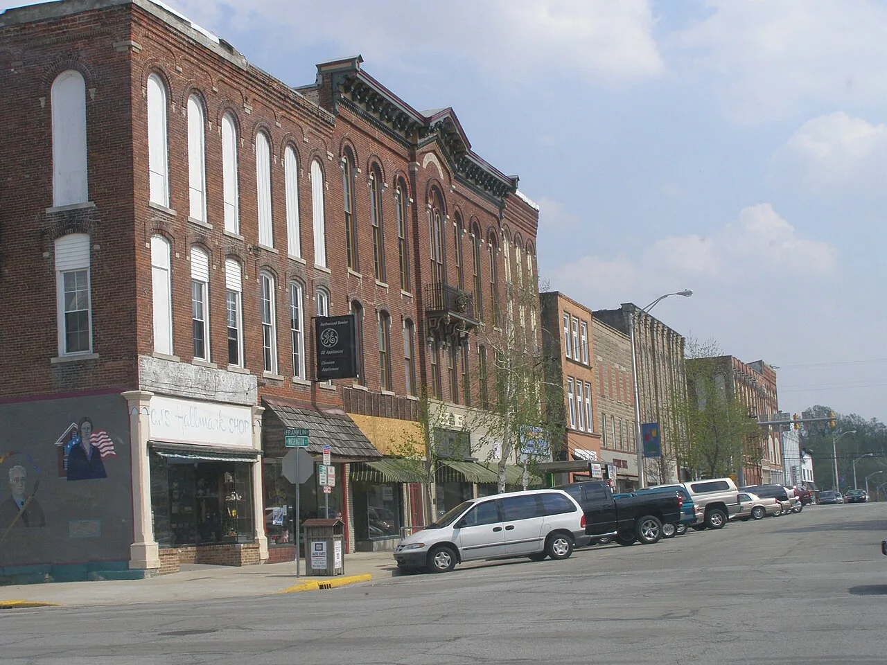 Margowski Commercial Building and Old City Hall–Opera House in Delphi, Indiana