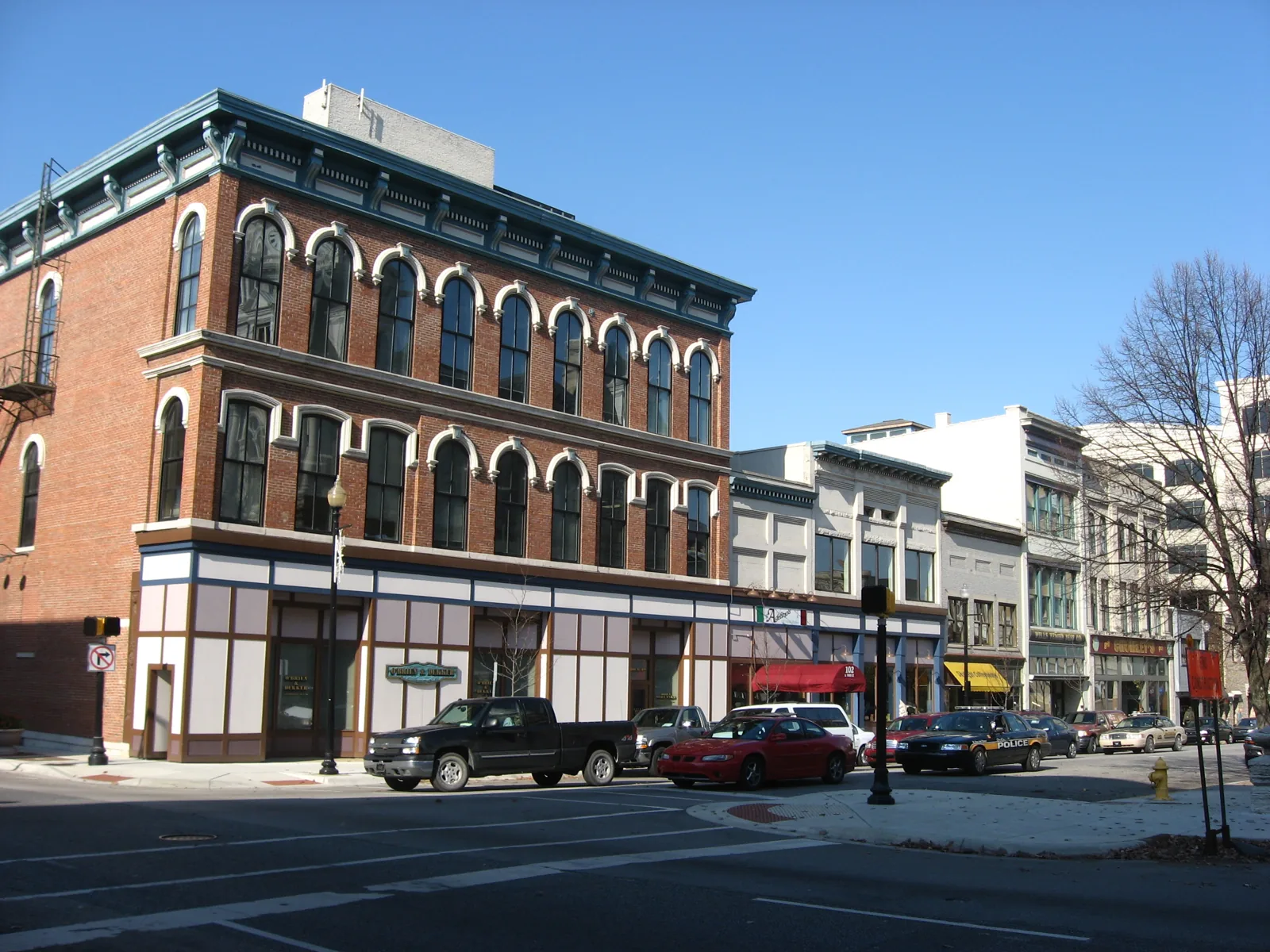 Courthouse Square in downtown Lafayette, Indiana